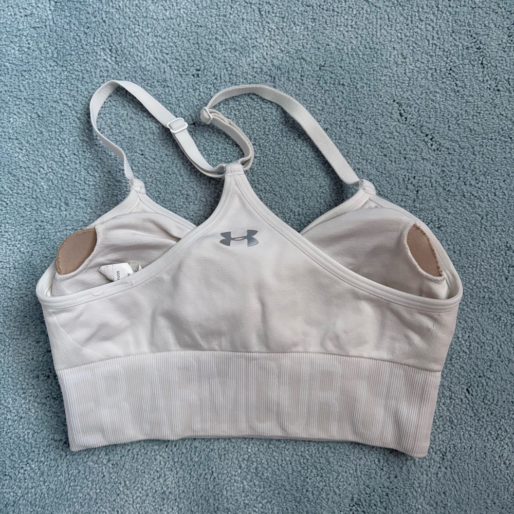 Under Armour Seamless Sports Bras Bundle Set - White, Orange, Black, Purple Lot - Picture 7 of 11